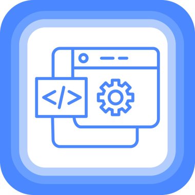 Ağ simgesi. geliştirme tasarımı