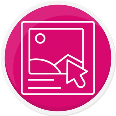 Bir simge ağının vektör illüstrasyonu