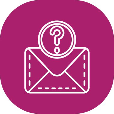 Posta simgesinin vektör illüstrasyonu