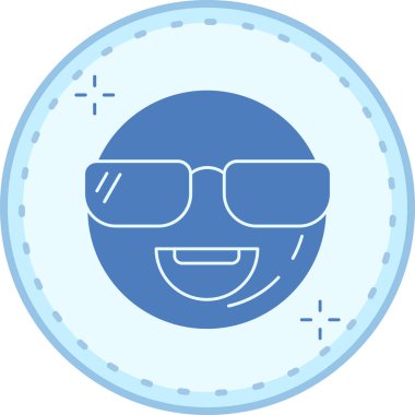 güneş gözlüğü ikonu vektör illüstrasyonu