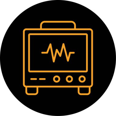 Modern bir simgenin vektör illüstrasyonu