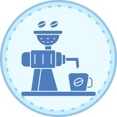 kahve makinesi simgesi vektörü