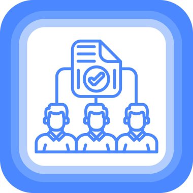 İş araması. Web simgesi basit illüstrasyon