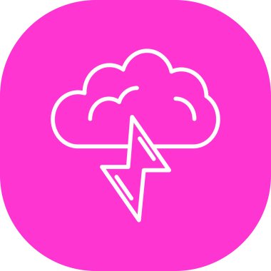 vektör Bulut simgesi illüstrasyonu