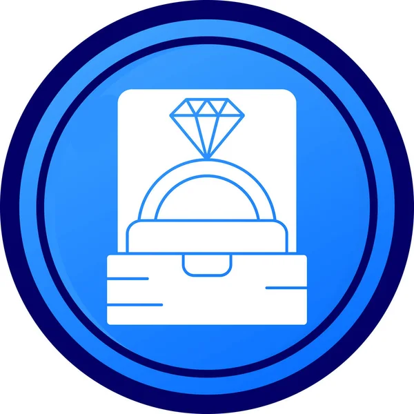 Elmas simgesi vektör illüstrasyonu