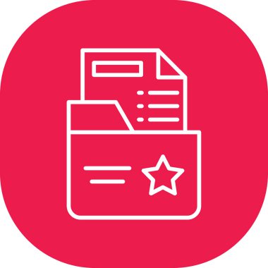 Dizin simgesi, basit vektör illüstrasyonu