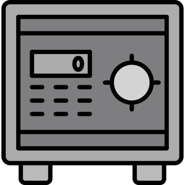 fırın vektör simgesi modern illüstrasyon