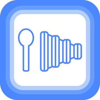 Anahtar simgesi vektör illüstrasyonu