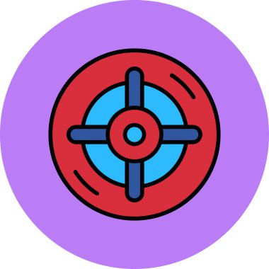 hedef simge vektör illüstrasyonu