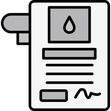 Su damlası. Web simgesi