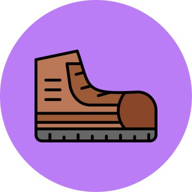 Boot. Web simgesi vektör illüstrasyonu