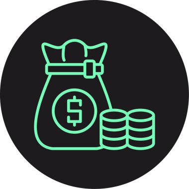 para simgesi vektör illüstrasyonu