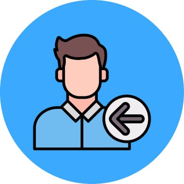 İşadamı vektör simge işareti simge vektör çizim kişisel ve ticari kullanım için..