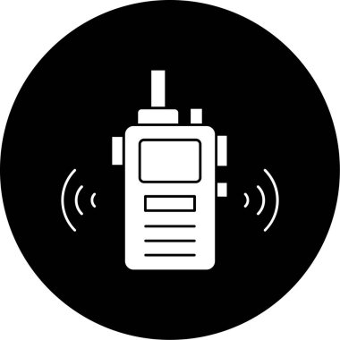 radyo simgesi vektör illüstrasyonu