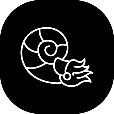 Bir salyangozun vektör çizimi