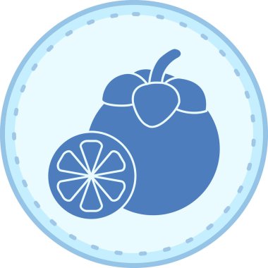 Meyve. Web simgesi basit illüstrasyon