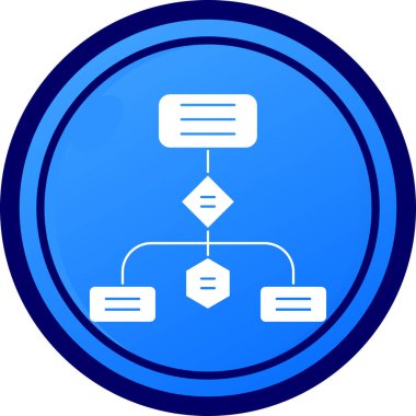 beyaz arkaplanda basit bir şekilde izole edilmiş bilgisayar ağı simgesi.