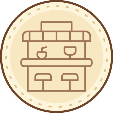 Para için. Web simgesi basit illüstrasyon