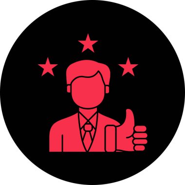 yıldız simgesi vektör illüstrasyonu