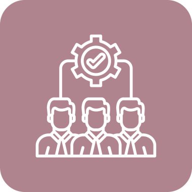 yönetim simgesi vektör illüstrasyonu