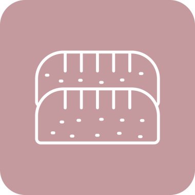 Vektör fırın simgesi illüstrasyonu