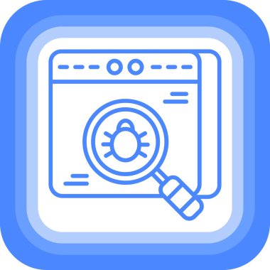 Seo simgesinin vektör illüstrasyonu