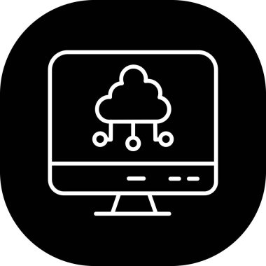 Projeniz için vektör bulut simgesi