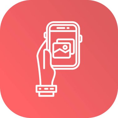 Telefon simgesi vektör illüstrasyonu