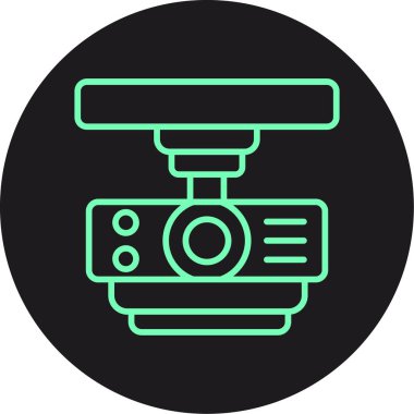 kamera simgesi vektör illüstrasyonu