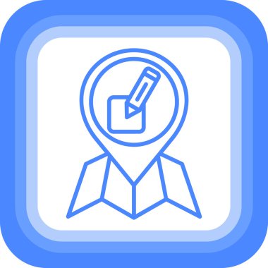 Pano. Web simgesi basit illüstrasyon