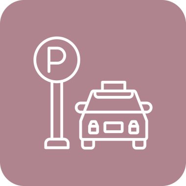 - Araba. Web simgesi basit illüstrasyon