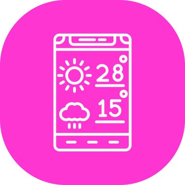 Hava simgesinin vektör illüstrasyonu