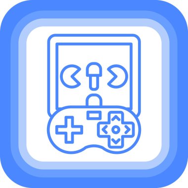 oyun konsolu denetleyici simgesi - taslak biçimi