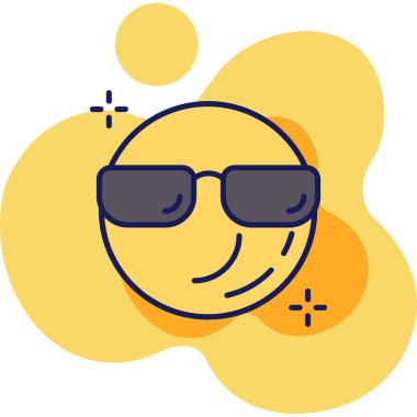 Harika Emoji. Basit tasarım