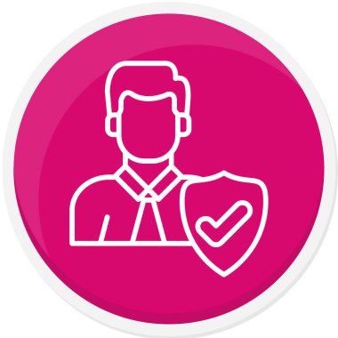 Kalp ikonu vektör illüstrasyonu