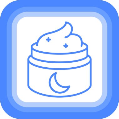 Krema. Web simgesi basit illüstrasyon