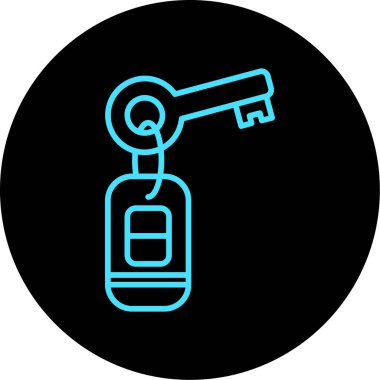 Gaz simgesinin vektör illüstrasyonu