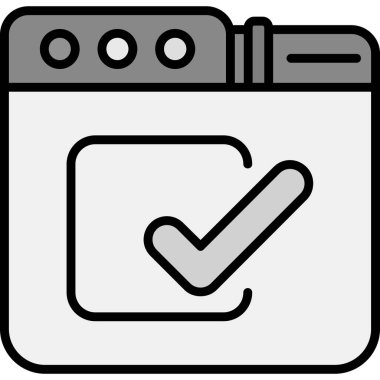 taslak biçiminde kontrol simgesini kontrol et