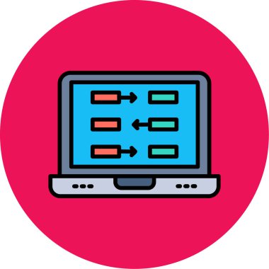 ağ paylaşım simgesi çizimi