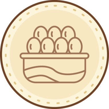 Çizgi film simgesinin vektör çizimi