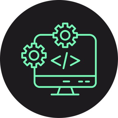 Vektör seo simgesi illüstrasyonu