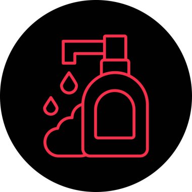 Temizleme simgesinin vektör illüstrasyonu