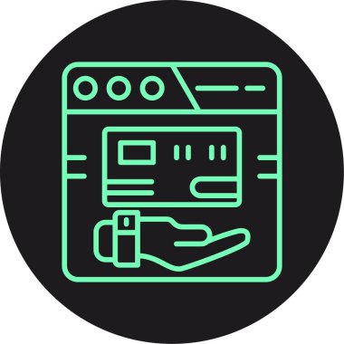 seo modern simgesinin vektör illüstrasyonu