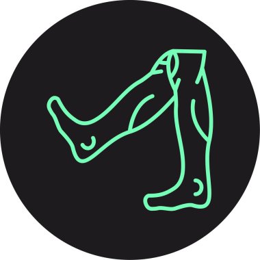 Siyah arkaplanı olan bir adamın vektör çizimi