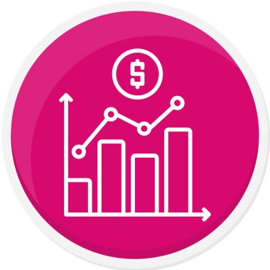 İş Büyüme Çizelgesi. Basit illüstrasyon