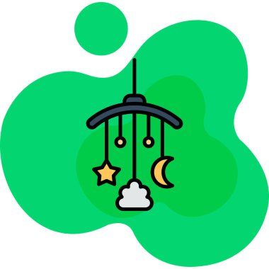 Ay gecesi. Web simgesi