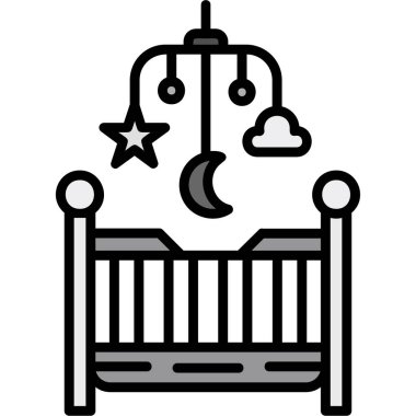 Beşik ikonlu bebek yatağı, taslak biçimi