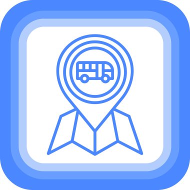 Teslimat. Web simgesi basit illüstrasyon