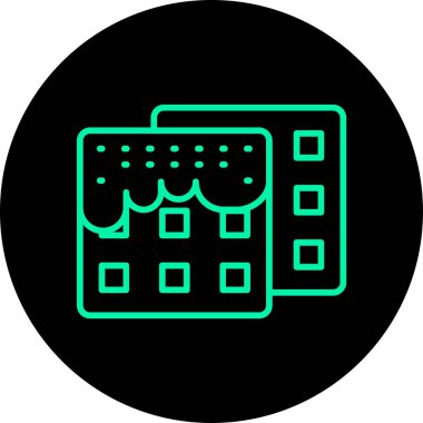 Modern b 'nin vektör illüstrasyonu eksik simgesi