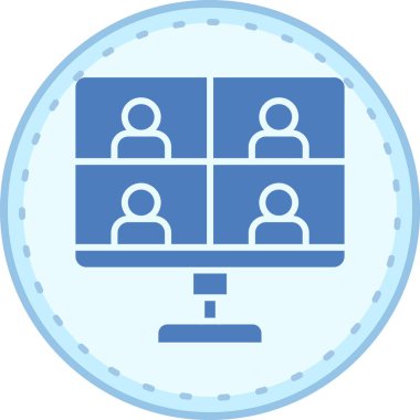 iş vektörü simgesi modern basit illüstrasyon